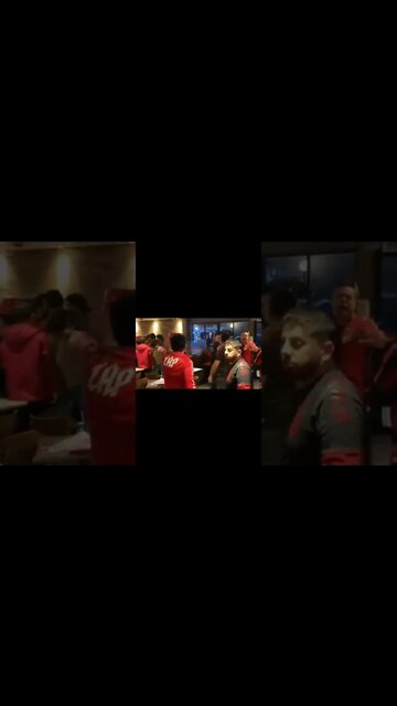 Torcedores do Athletico expulsaram uma família flamenguista de um restaurante após o jogo!!!