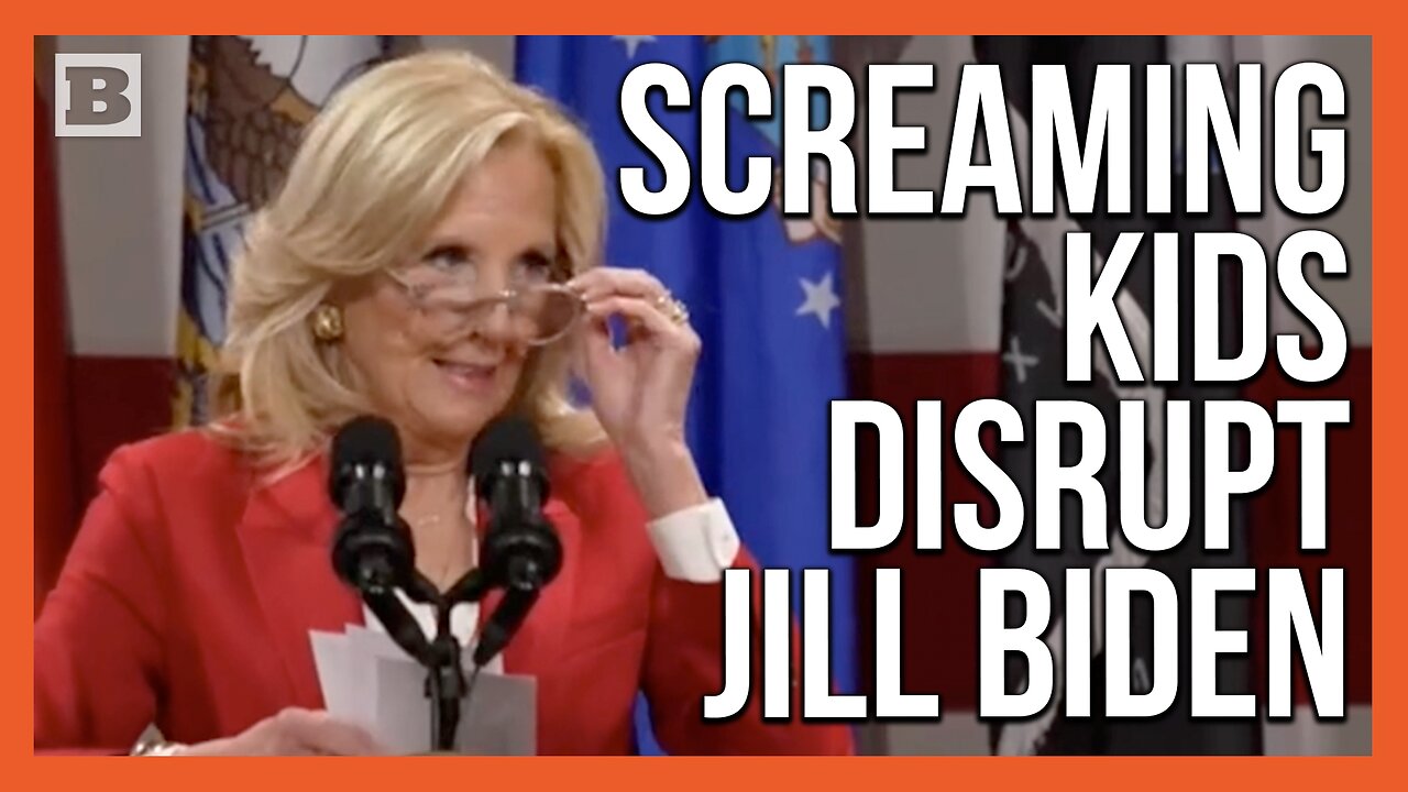 Screaming Children Disrupt Jill Biden's "Friendsgiving" Speech