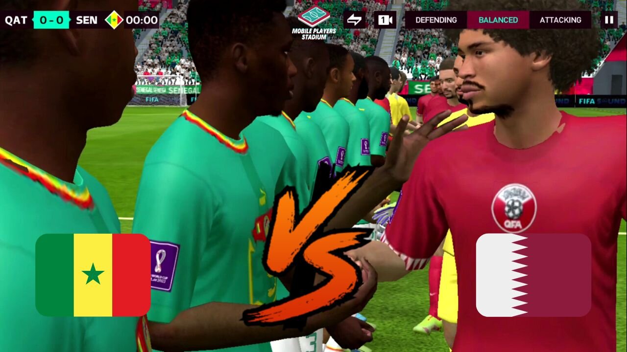 Qatar Vs Senegal FIFA MOBILE WORLD CUP