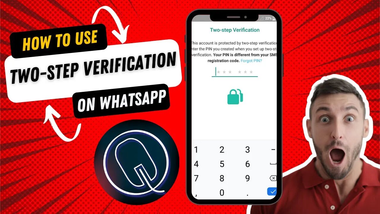 How to use two-step verification on WhatsApp || Qisaq Tech