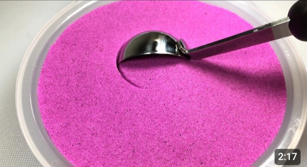 Very Satisfying Kinetic Sand Cutting 😄/ Asmr Relaxing Video