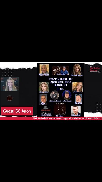 SG Anon , Michelle Moore: freedom fighters meeting