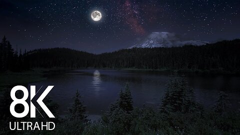 Moonlit Serenity: Nighttime Beauty on the Beach