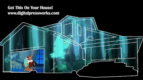 Scooby Doo Halloween Projection Mapping Video Sample