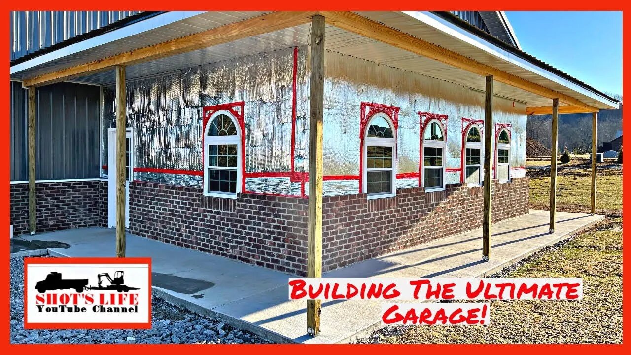 Building the Ultimate Garage | EPS28 | Starting to move stuff in and Window Install! | Shots Life