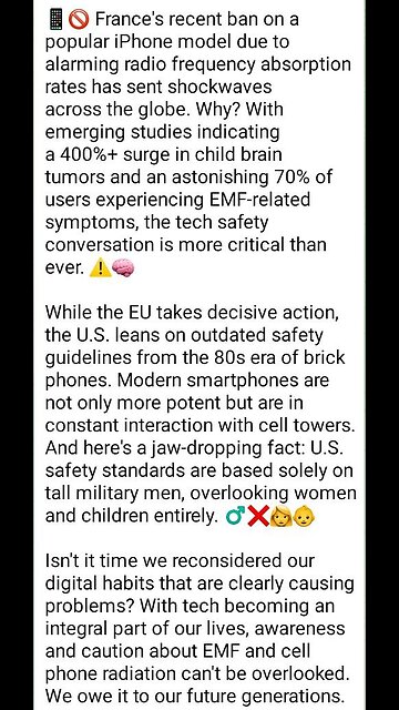 France Bans I-Phone Model | Why hasn’t this happened in the US? 🤔🤔