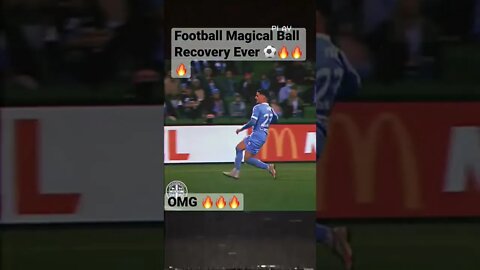 Football Magical Ball Recovery Ever ⚽️🔥🔥🔥#shorts