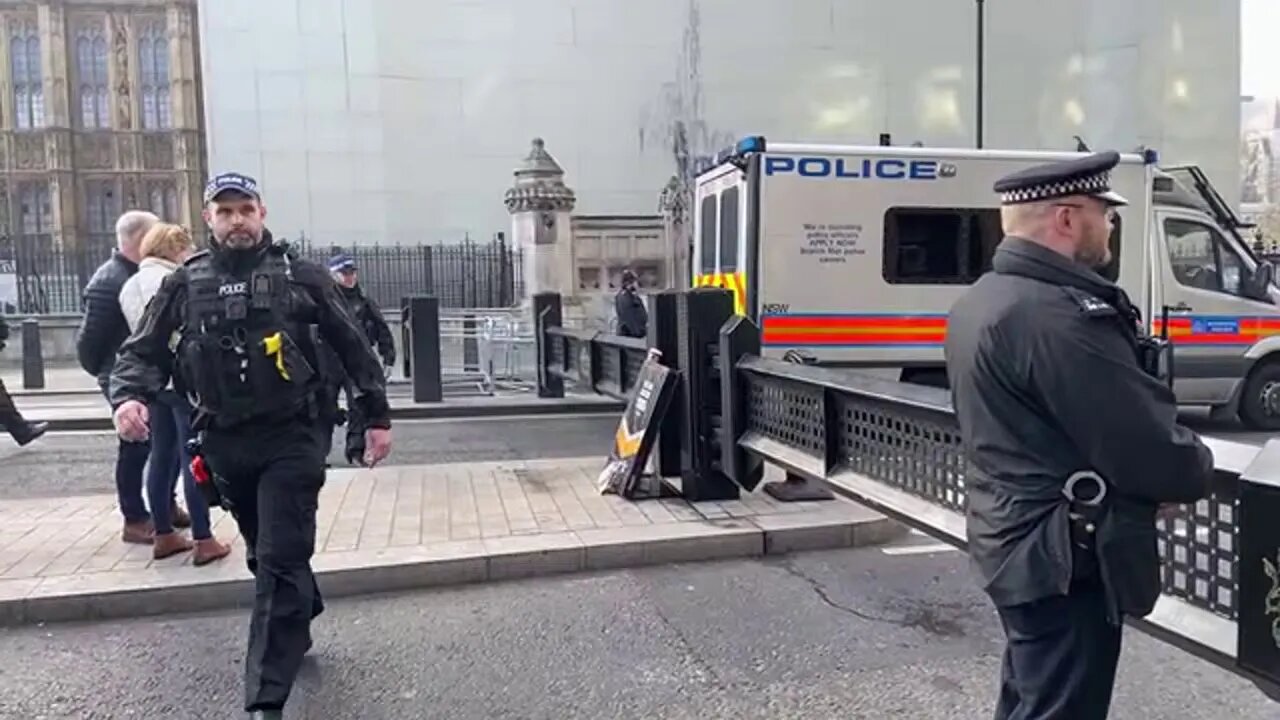 Police ATTACK man at Remembrance day London