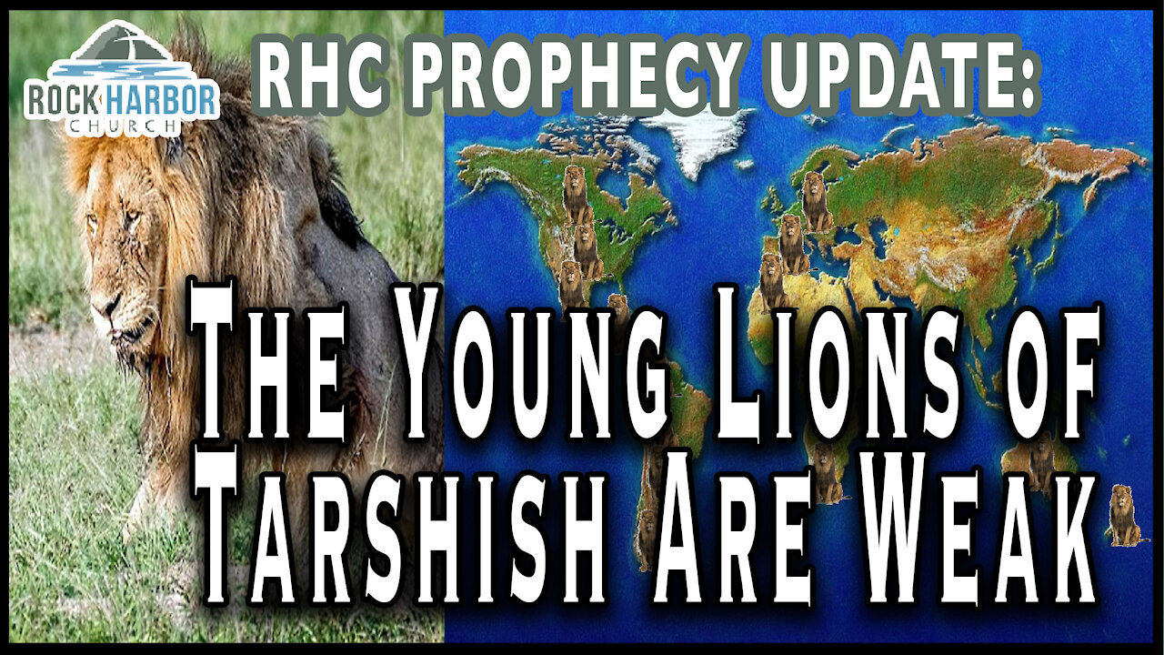 8-31-2021 Young Lions of Tarshish Are Weak [Prophecy Update]