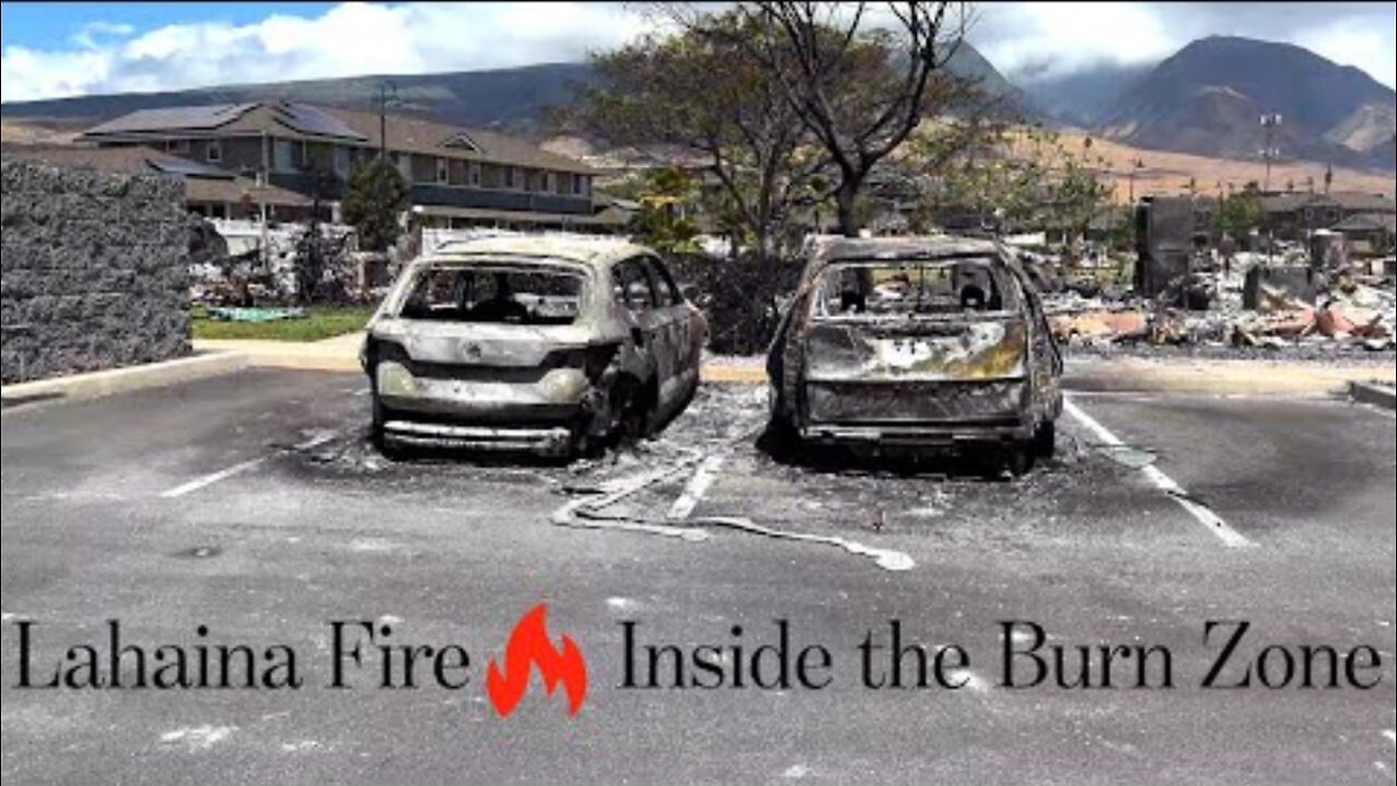 ahaina FIRE - Inside the RESTRICTED Area - The MIRACLE Neighborhood that Survived !!!