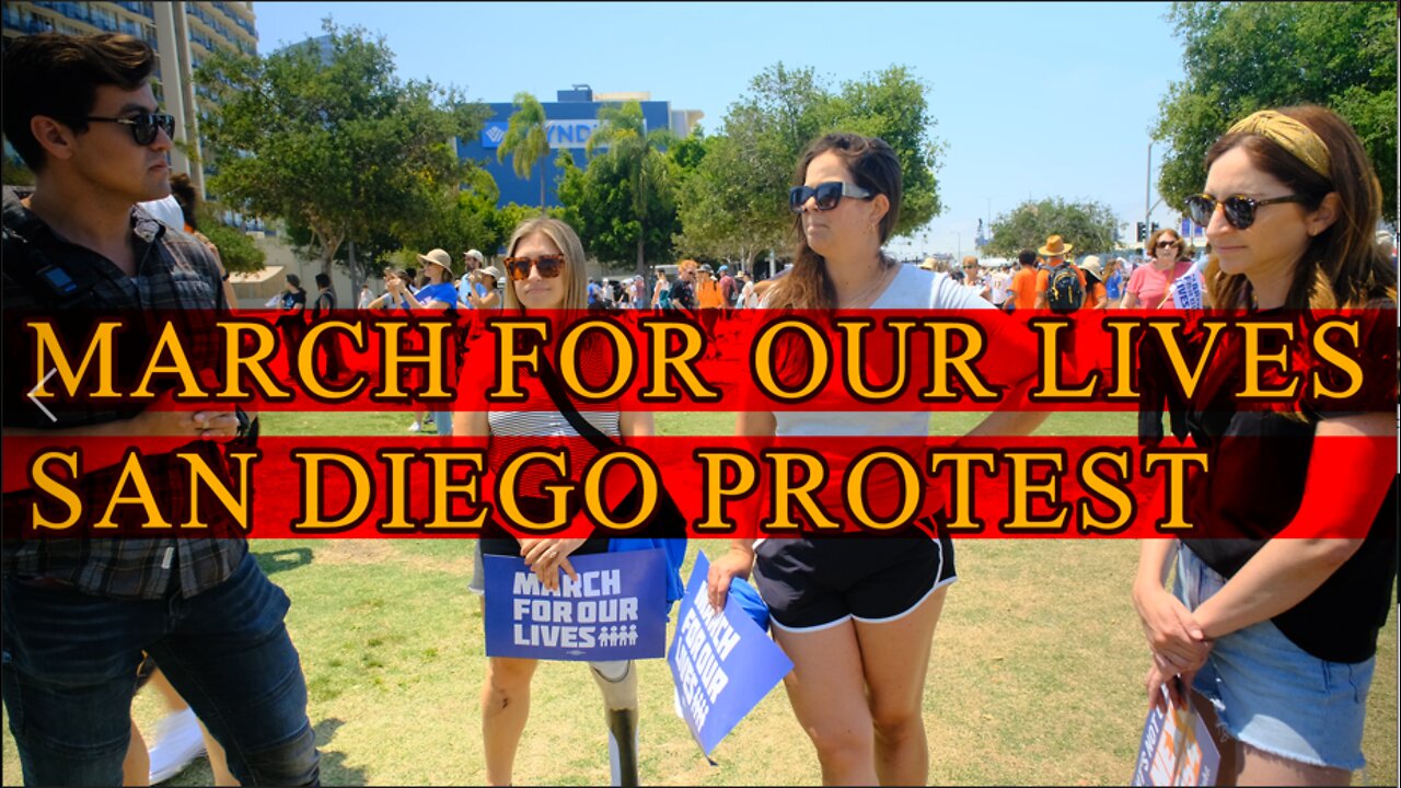 How Much Do Anti-2A People Understand? March For Our Lives Interview San Diego