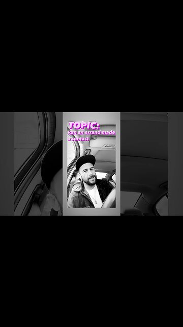 Ran an errand made a contact #shorts #entrepreneur