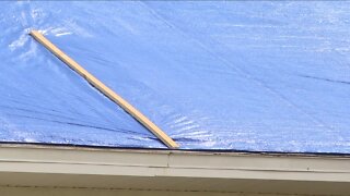 'The roof is trashed': Homeowners search for tarps while avoiding scammers