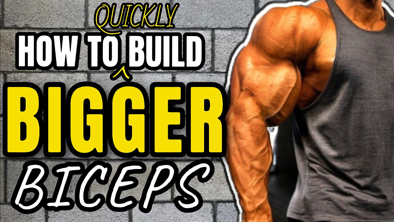 HOW TO BUILD BIGGER BICEPS… QUICKER - MUSCLE BUILDING TIPS FOR BEGINNERS & INTERMEDIATE GYM GOERS