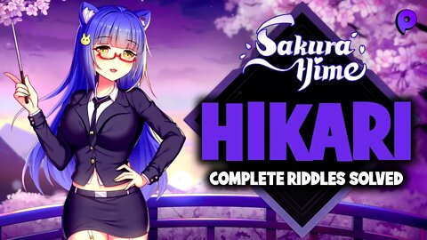 Sakura Hime - Hikari / Complete riddles solved - Gameplay 2.