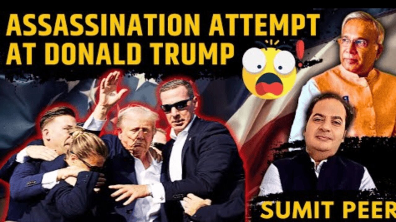 Shocking: assassination at Donald Trump during his US Election....