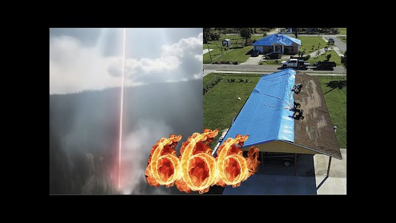 SHARE THIS! FEMA'S OPERATION BLUE ROOF! D.E.W BLUE WAVELENGTH BEAM IS 6.66 FREQUENCY!