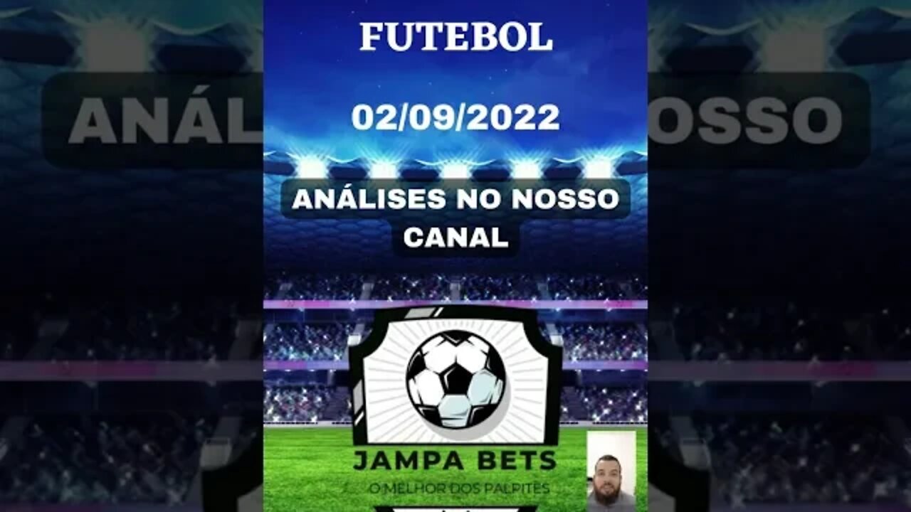 PALPITES DE FUTEBOL PARA O DIA 02-09-2022 PALPITES DE FUTEBOL PARA HOJE #shorts