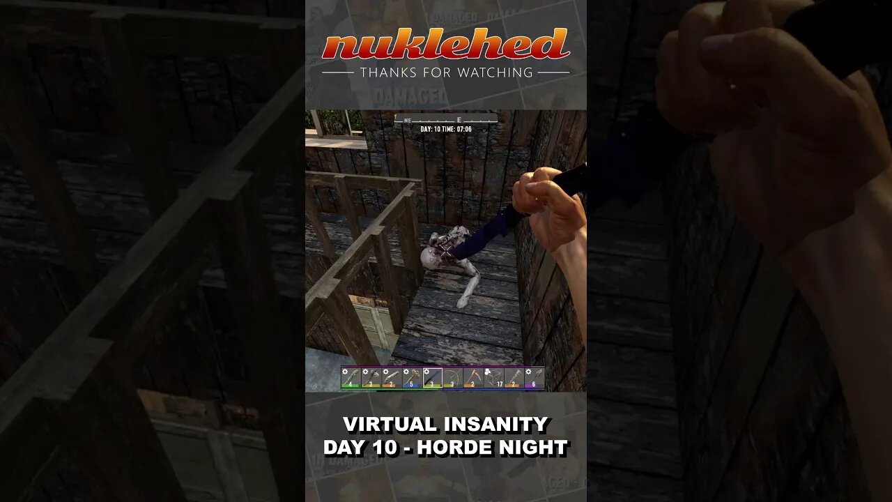 Virtual Insanity: Day 10 Preview | 7 Days to Die #SHORTS