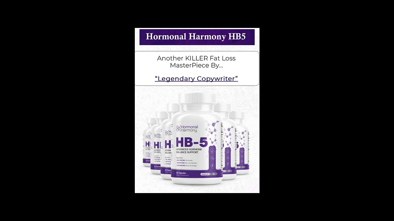 Hormonal Harmony HB5 a fat loss masterpiece for women