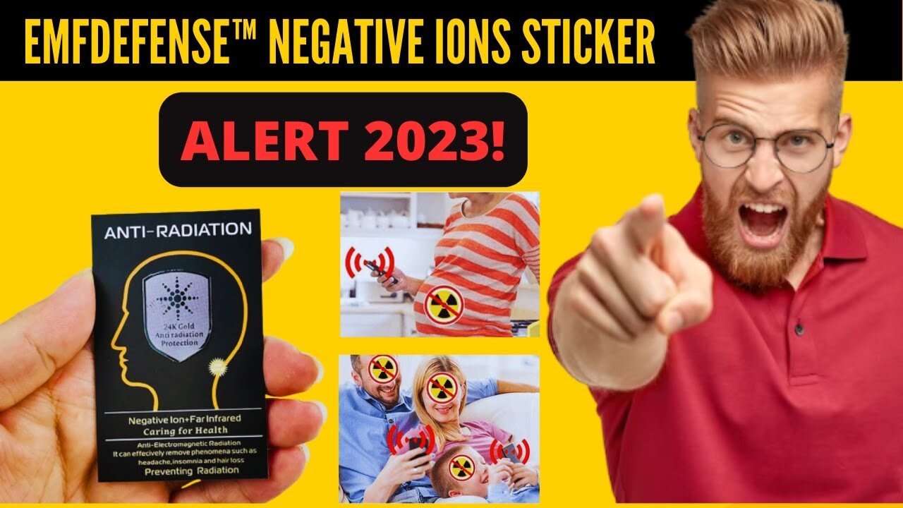 EMFDEFENSE™ Negative Ions Sticker