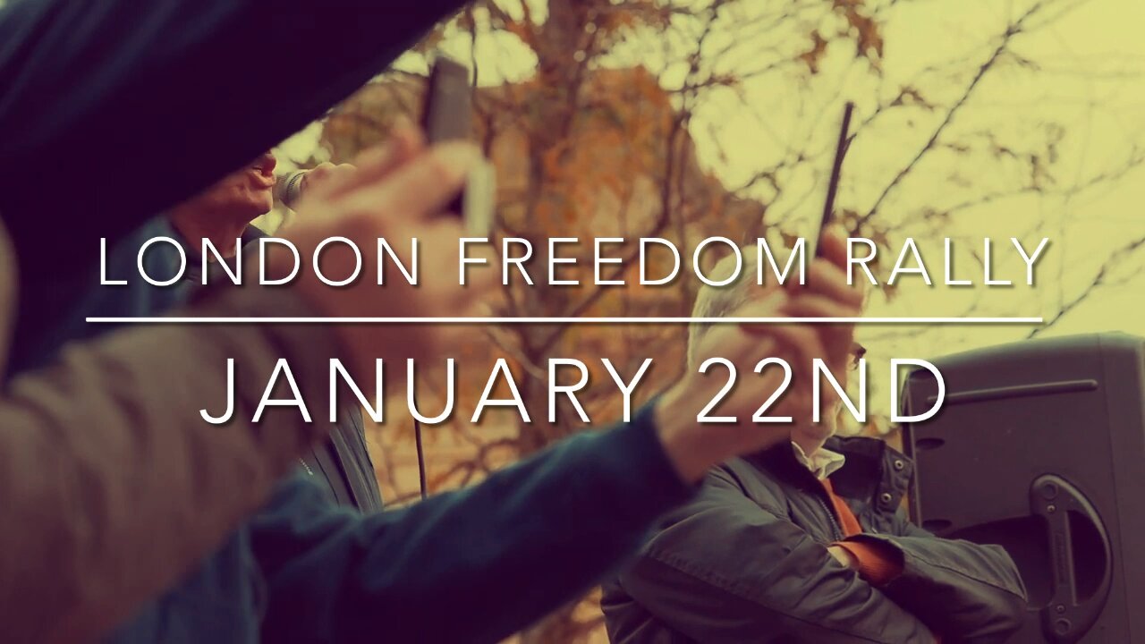 David Icke: London Freedom Rally - January 22nd