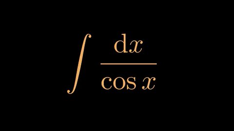 Primitive de 1 / cos (x) :