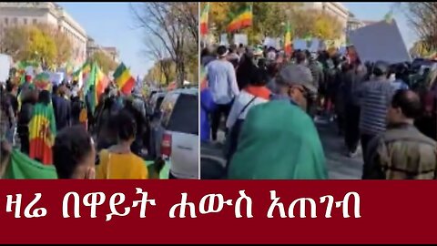 ዛሬ፤የኢትዮጵያውያኑ ድምጽ በ'ዋይት ሐውስ' አጠገብ 2023