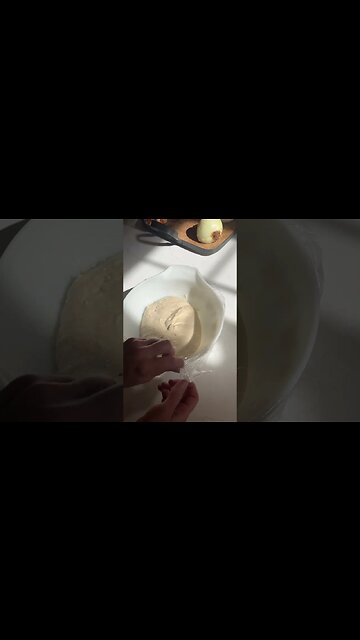 You can see though this dough…. #farmlife #sourdough #bread #sourdoughstarter #sourdoughbaking