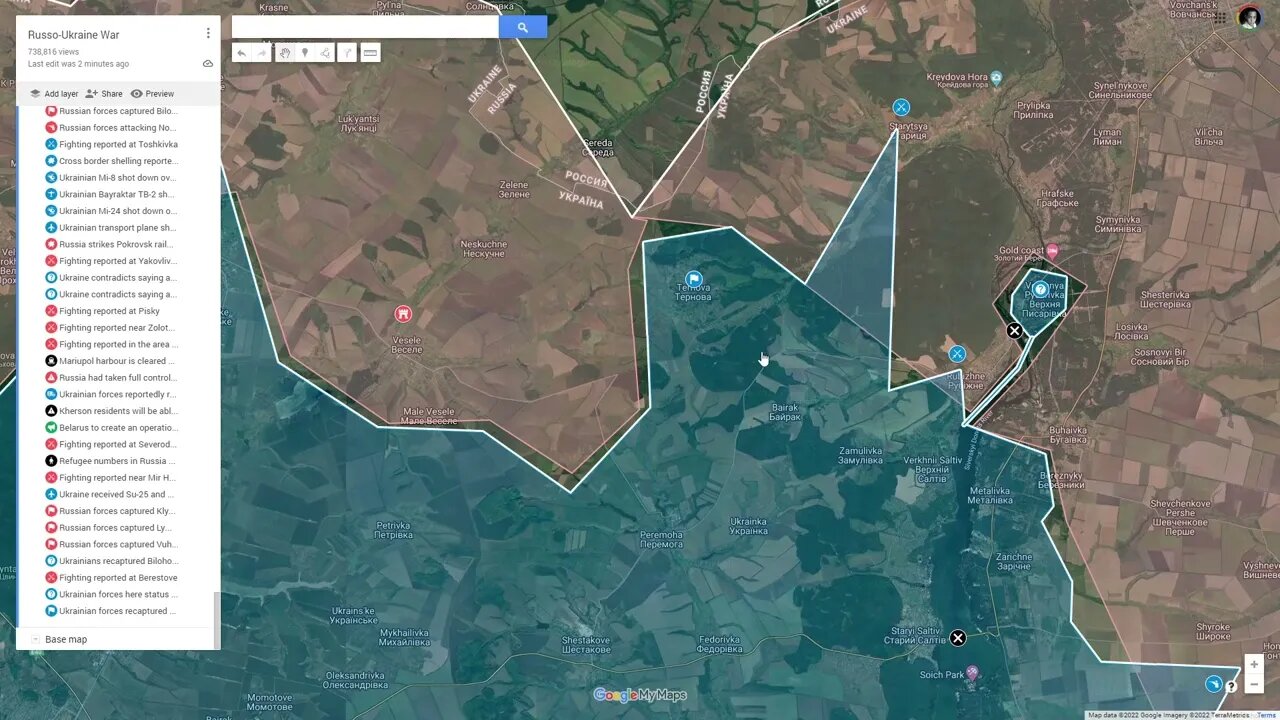 [ Kharkiv Front ] Ukrainian forces recaptured Ternova