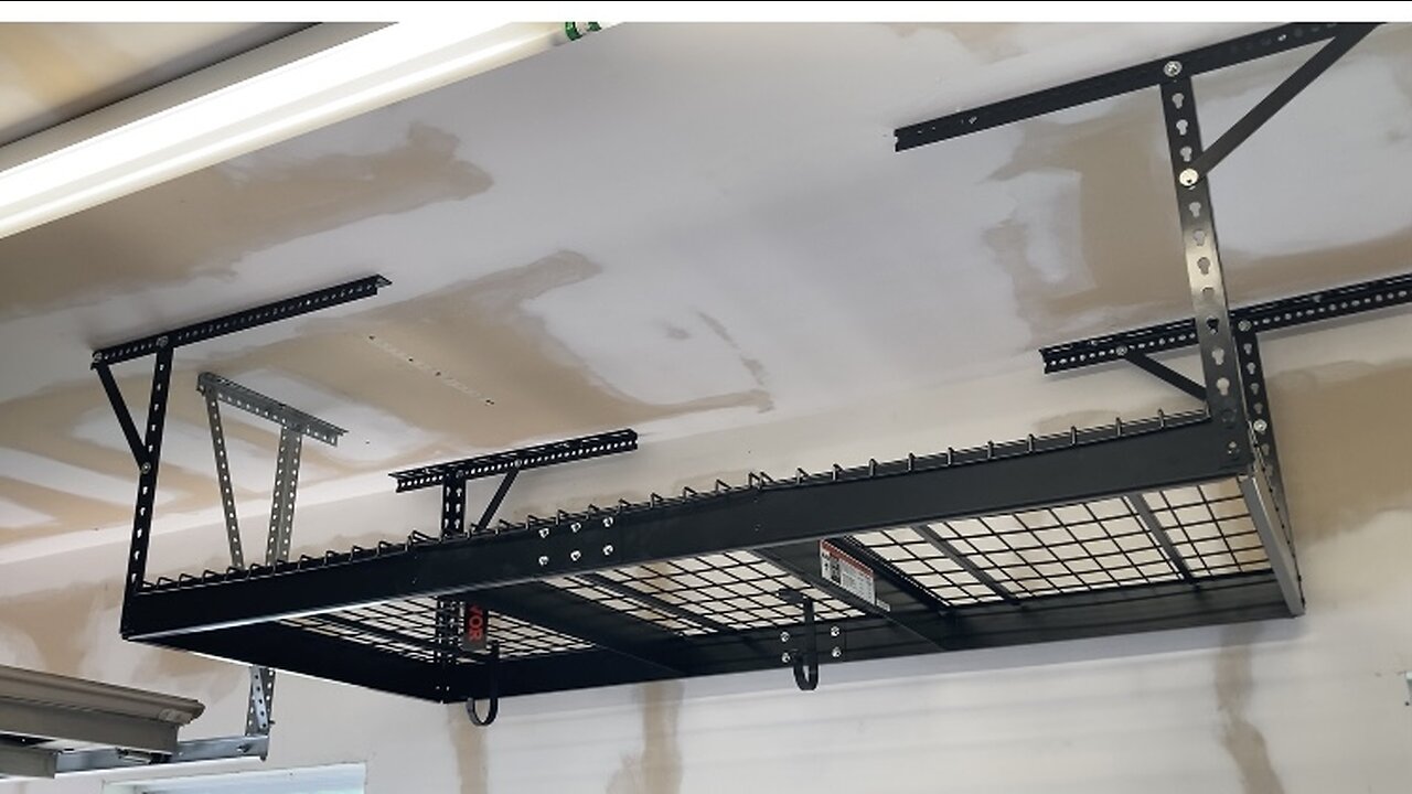 VEVOR Overhead Garage Rack Installation