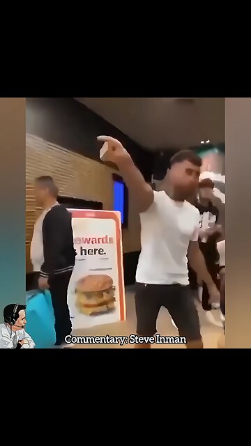 Surprised him with a big left