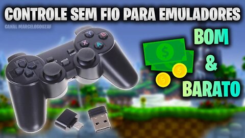 Controle Sem Fio Barato para Jogar Emulador no PC