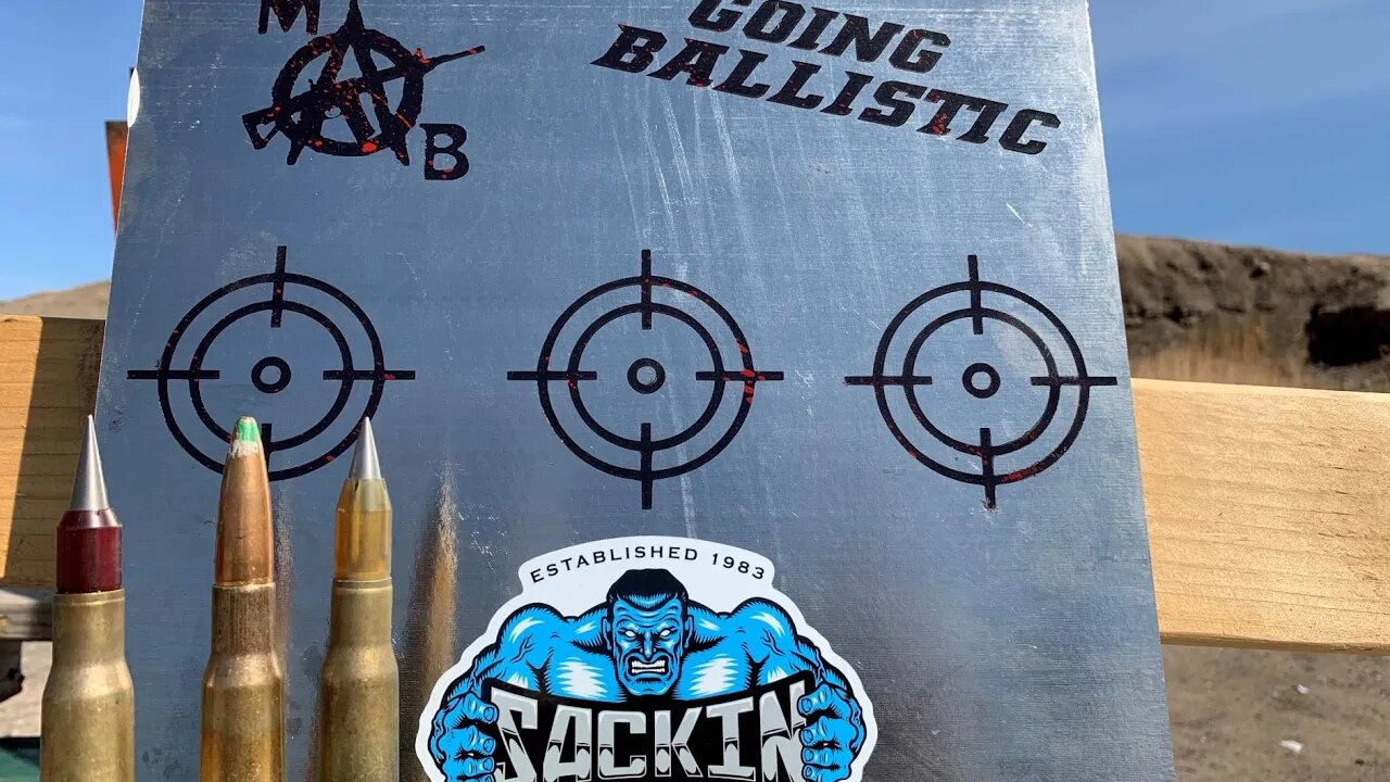 50 Cals Baddest Rounds vs 1 1/4" Titanium Plate