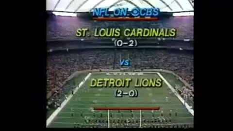 1980-09-21 St Louis Cardinals vs Detroit Lions