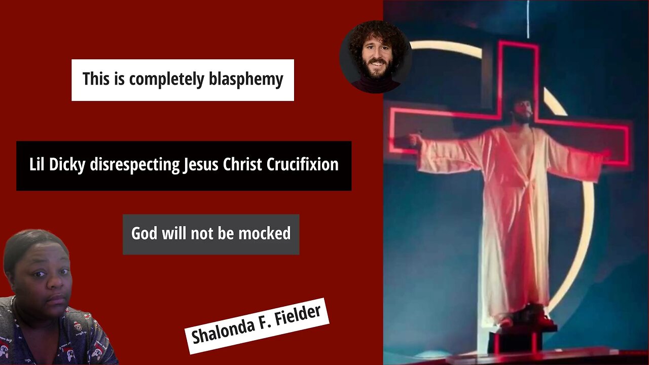 Lil Dicky disrespecting Jesus Christ Crucifixion(This is Blasphemy)