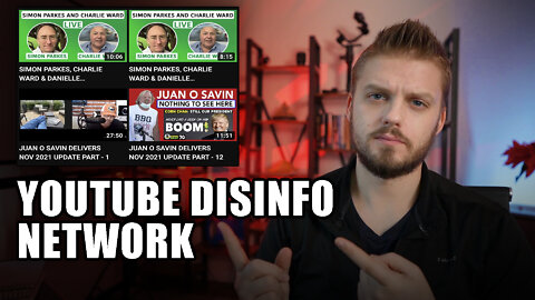 A Network of (Foreign?) YouTube Channels Promoting Conspiracy Clickbaiters & Disinformation