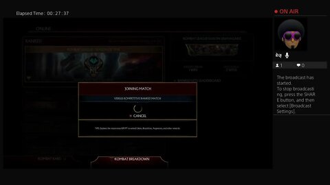 kingchakaent's Live PS4 Broadcast