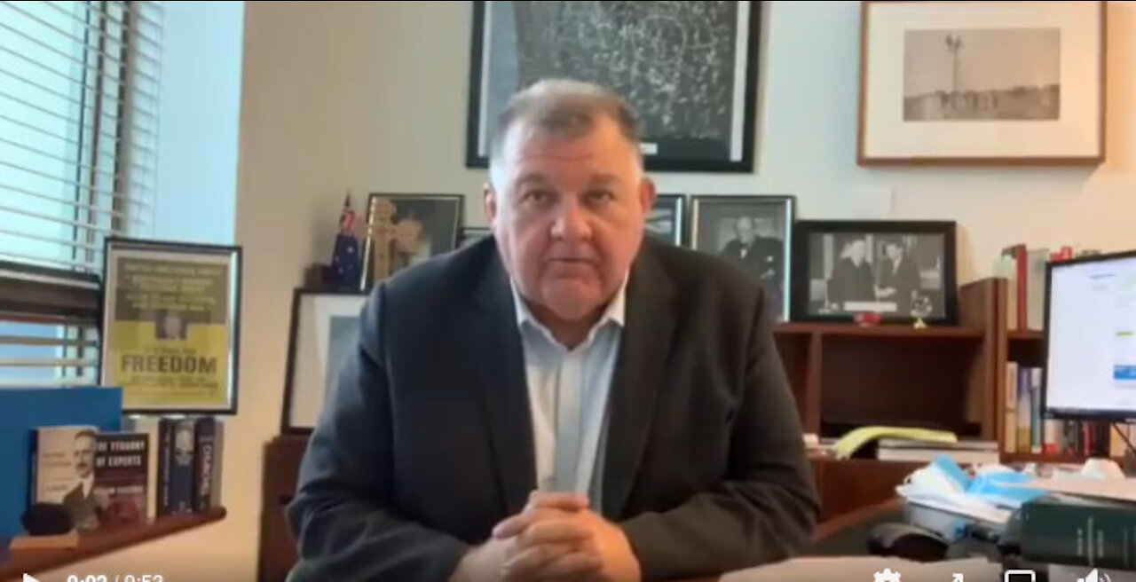 Australian M.P Craig Kelly explaining extreme dangers to Children