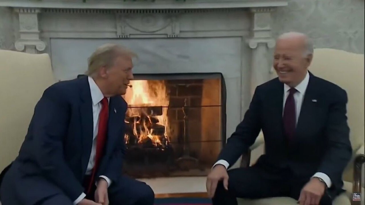 Biden Seemed To Be Sending A Message During Friendly Oval Office Meeting With Trump