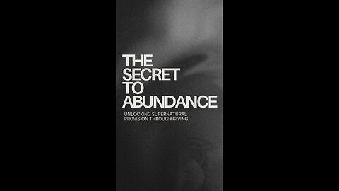 The Secret to Abundance: Unlocking Supernatural Provision Through Giving