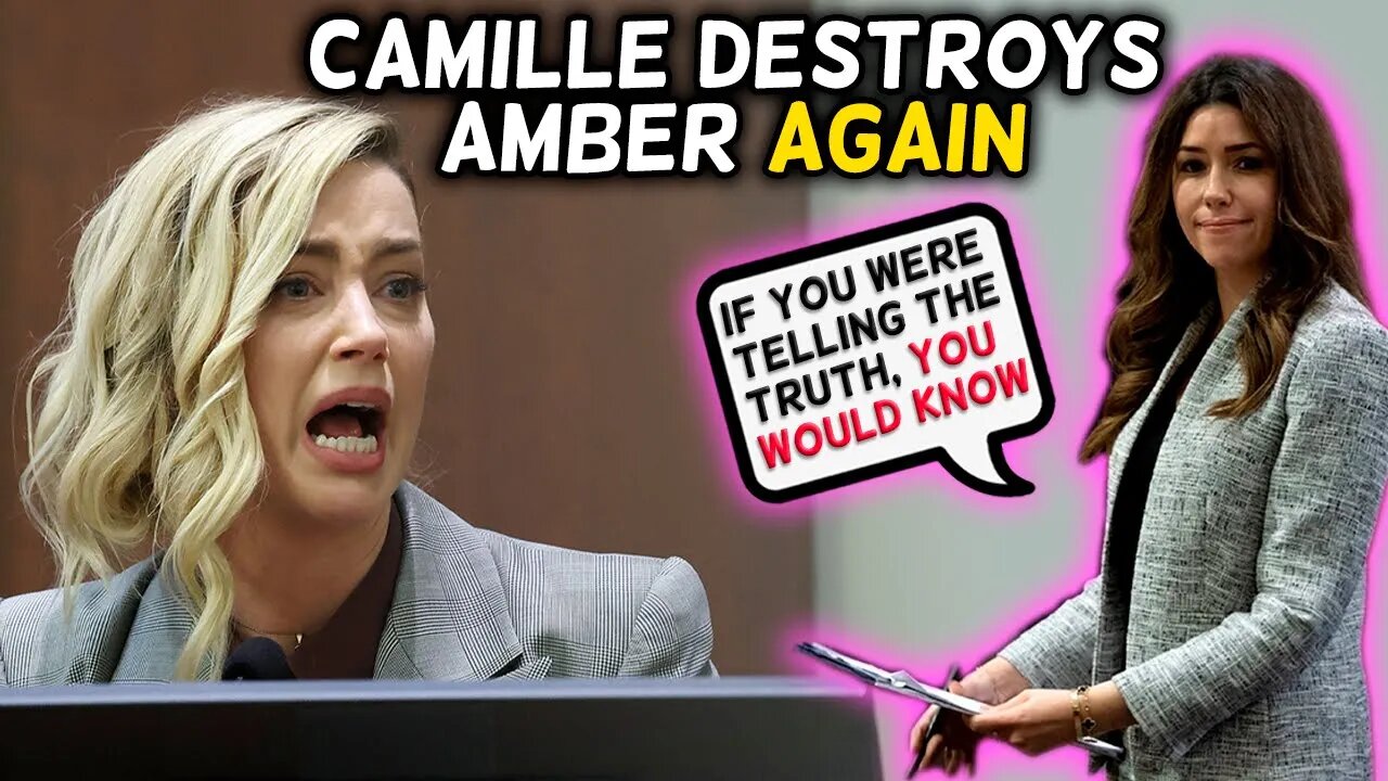 Camille Vasquez Absolutely TORCHES Amber Heard's Lies on Rebuttal Cross