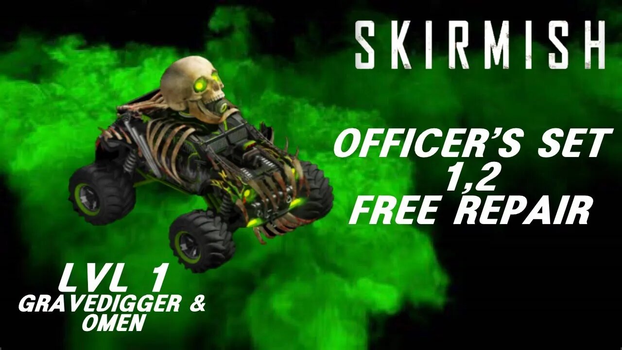 War Commander - Skirmish Oct. - Officer's Set - Free Repair (Gravedigger LVL 1) Get this Unit!