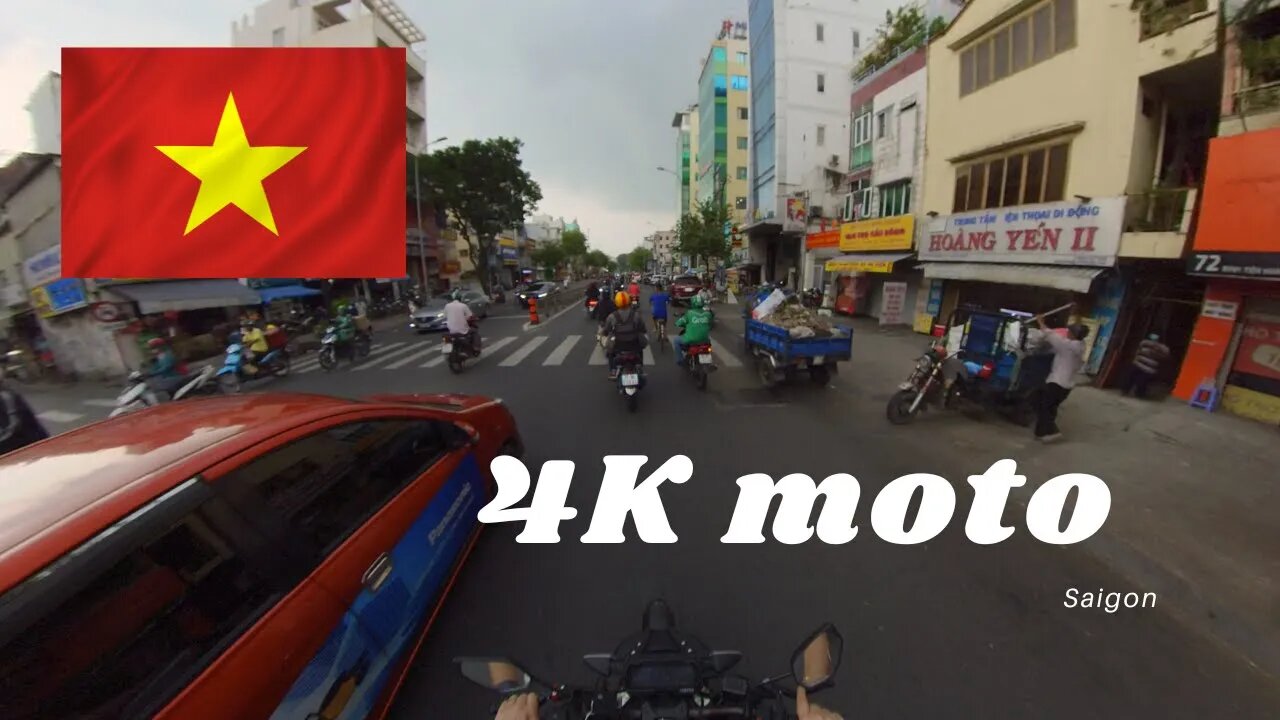 EPIC 4K Motorcycle Tour HCMC Saigon District 1 to the AIRPORT 🇻🇳