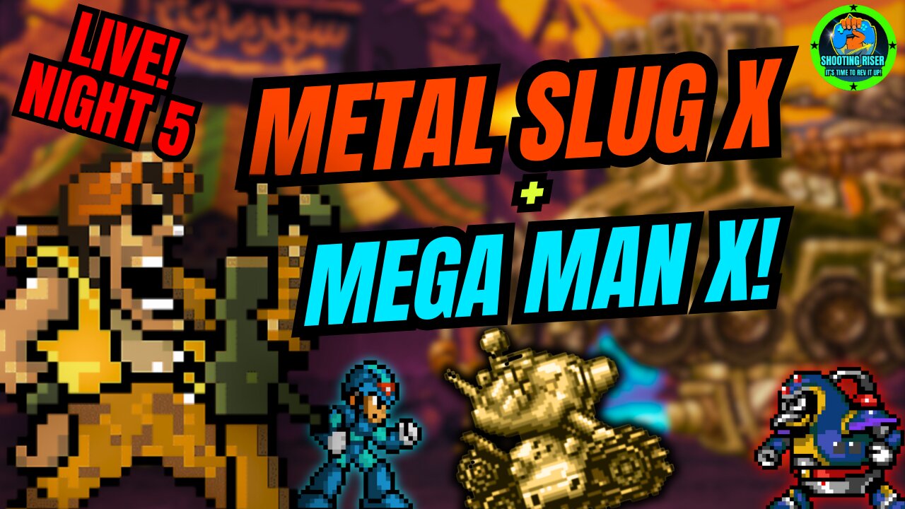 THE BEST ARCADE GAMES EVER! Metal Slug X (PS1 VERSION) + Mega Man X #live #metalslug #megamanx