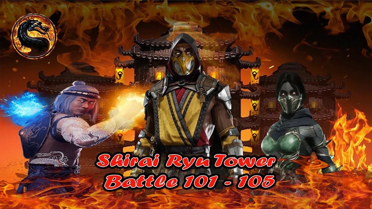 MK Mobile. Shirai Ryu Tower Battles 101 - 105 [ Mortal Kombat ]