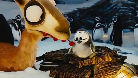 A Cute Short Story Of Llama And Little Cute Penguin Ultra4k 60Fps
