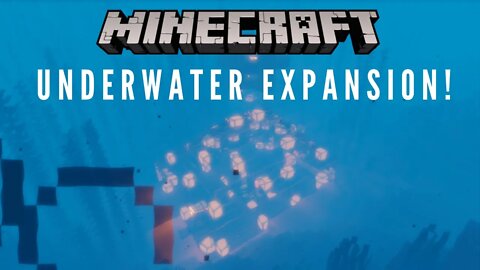 I Made a Minecraft Underwater Base Expansion Build!