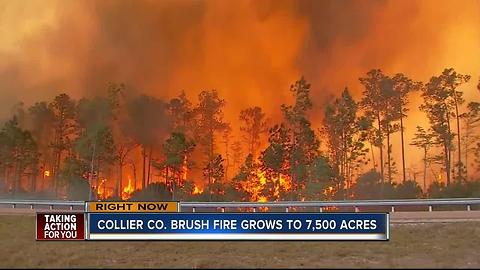 I-75 reopens in Naples after brush fire