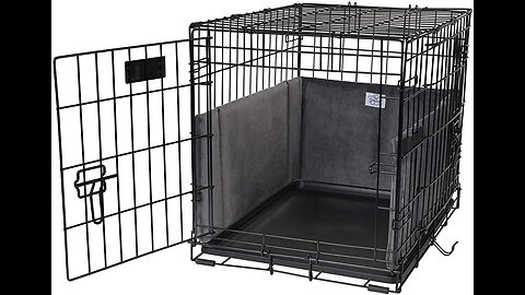 Review 182430364248 inch Dog Crate for Small Medium Large Dogs Indoor Outdoor, Folding Wir...